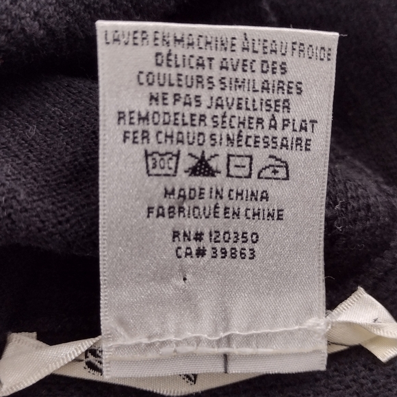 Caroline Grace Elegant Black Women's Cape/Topper - Picture 4 of 7